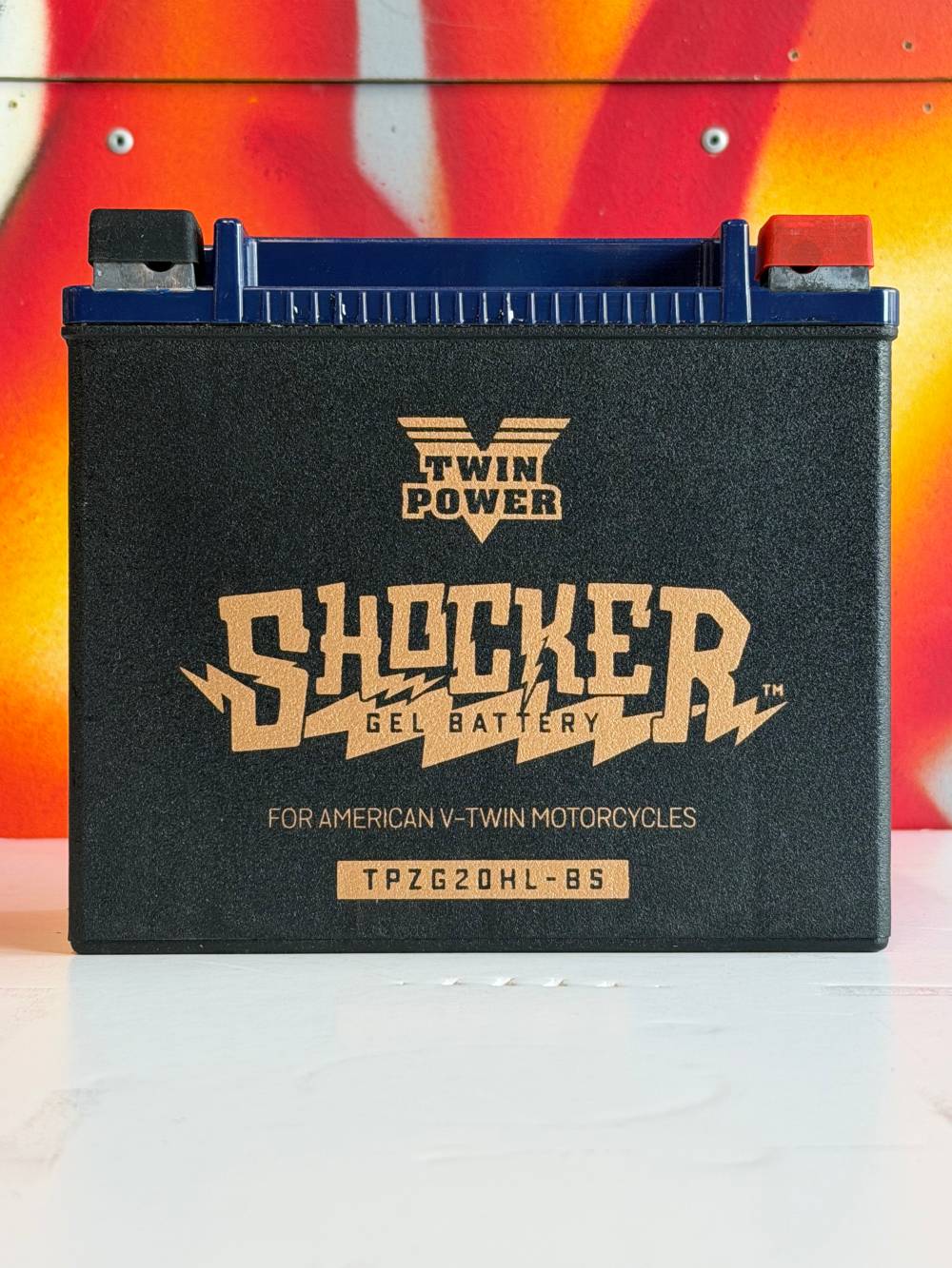 Twin Power TPZG20HL-BS Shocker gel motorcycle battery